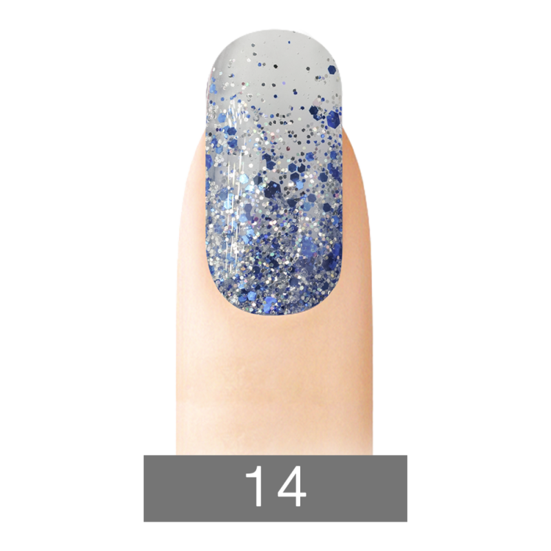 Cre8tion Nail Art Glitter, 014, 0.5oz KK1031 